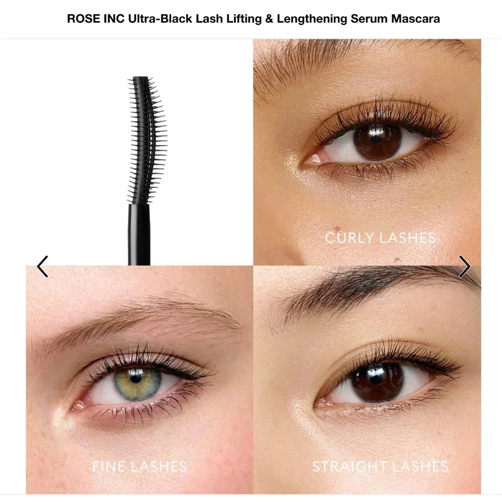 🌷New🌷ROSE INC Ultra-Black Lash Lifting & Lengthening Serum Mascara